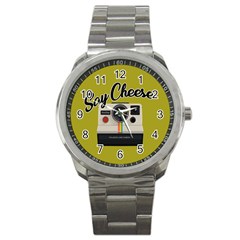 Say Cheese Sport Metal Watch by Valentinaart