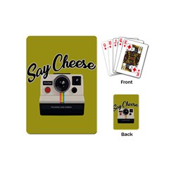 Say Cheese Playing Cards (mini)  by Valentinaart