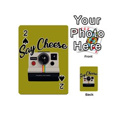 Say Cheese Playing Cards 54 (mini)  by Valentinaart