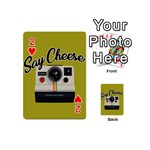 Say Cheese Playing Cards 54 (Mini)  Front - Heart2