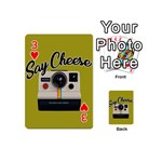 Say Cheese Playing Cards 54 (Mini)  Front - Heart3