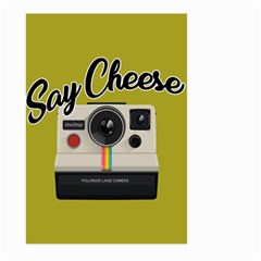 Say Cheese Large Garden Flag (two Sides) by Valentinaart