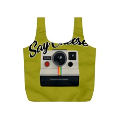 Say Cheese Full Print Recycle Bags (s)  by Valentinaart