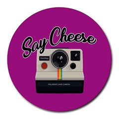 Say Cheese Round Mousepads