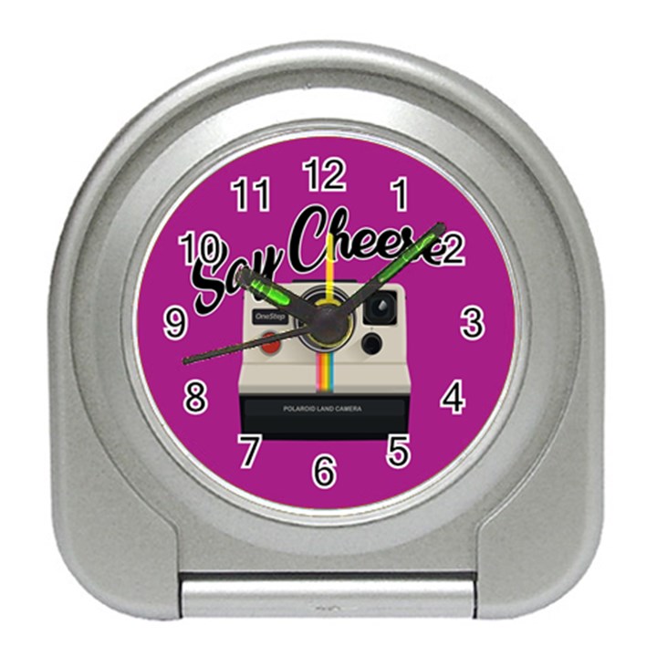 Say Cheese Travel Alarm Clocks