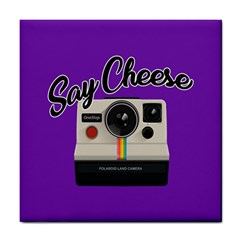 Say Cheese Tile Coasters by Valentinaart