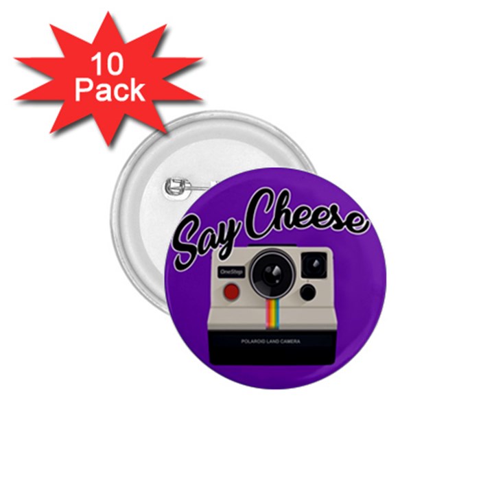 Say Cheese 1.75  Buttons (10 pack)