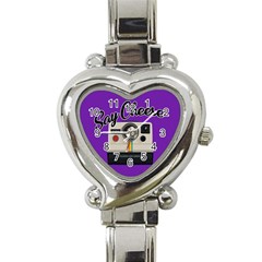 Say Cheese Heart Italian Charm Watch by Valentinaart