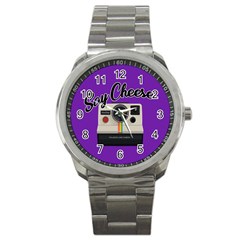 Say Cheese Sport Metal Watch by Valentinaart