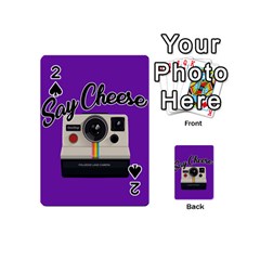 Say Cheese Playing Cards 54 (mini)  by Valentinaart