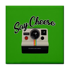 Say Cheese Tile Coasters by Valentinaart