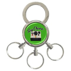 Say Cheese 3-ring Key Chains by Valentinaart