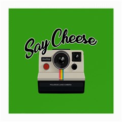 Say Cheese Medium Glasses Cloth by Valentinaart