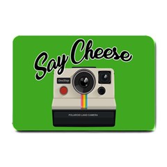 Say Cheese Small Doormat  by Valentinaart