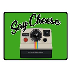 Say Cheese Fleece Blanket (small) by Valentinaart