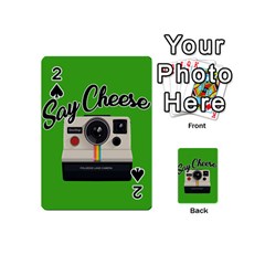 Say Cheese Playing Cards 54 (mini)  by Valentinaart