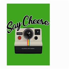 Say Cheese Small Garden Flag (two Sides) by Valentinaart