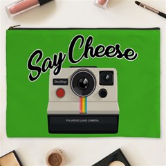 Say Cheese Cosmetic Bag (xxxl)  by Valentinaart