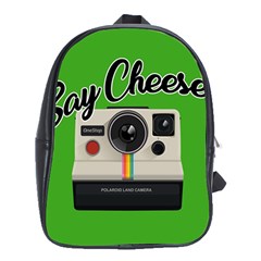 Say Cheese School Bags (xl)  by Valentinaart