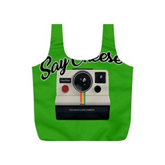 Say Cheese Full Print Recycle Bags (s)  by Valentinaart