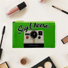 Say Cheese Cosmetic Bag (xs) by Valentinaart