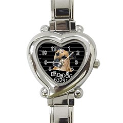 Bed dog Heart Italian Charm Watch