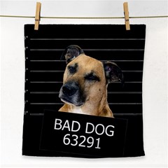 Bed Dog Face Towel by Valentinaart