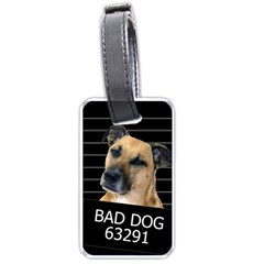 Bed dog Luggage Tags (One Side) 