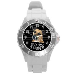 Bed dog Round Plastic Sport Watch (L)