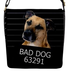 Bed dog Flap Messenger Bag (S)