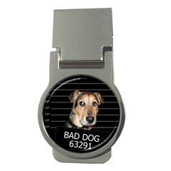 Bed Dog Money Clips (round)  by Valentinaart