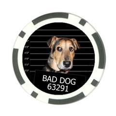 Bed Dog Poker Chip Card Guard by Valentinaart