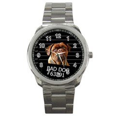 Bed Dog Sport Metal Watch by Valentinaart