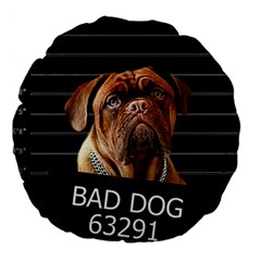 Bed Dog Large 18  Premium Round Cushions by Valentinaart