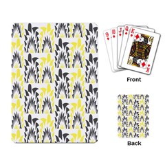 Tricolored Geometric Pattern Playing Card by linceazul