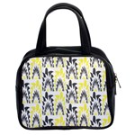 Tricolored Geometric Pattern Classic Handbags (2 Sides) Front