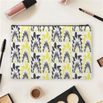 Tricolored Geometric Pattern Cosmetic Bag (Large)  Back