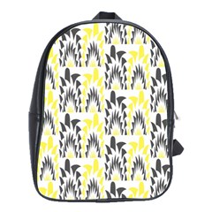 Tricolored Geometric Pattern School Bags(large)  by linceazul