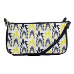 Tricolored Geometric Pattern Shoulder Clutch Bags Front