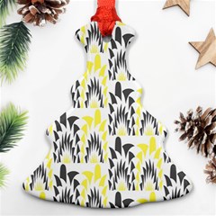 Tricolored Geometric Pattern Ornament (christmas Tree)  by linceazul