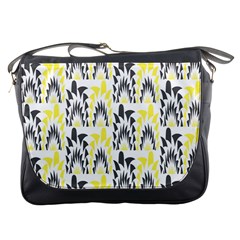 Tricolored Geometric Pattern Messenger Bags by linceazul