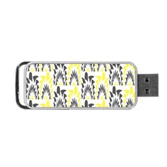 Tricolored Geometric Pattern Portable Usb Flash (one Side) by linceazul