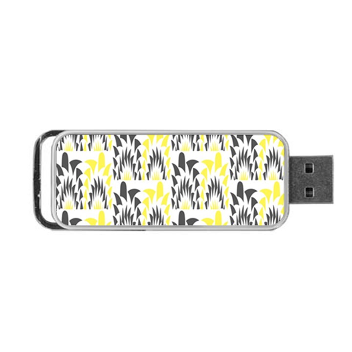 Tricolored Geometric Pattern Portable USB Flash (Two Sides)