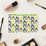 Tricolored Geometric Pattern Cosmetic Bag (XS) Front