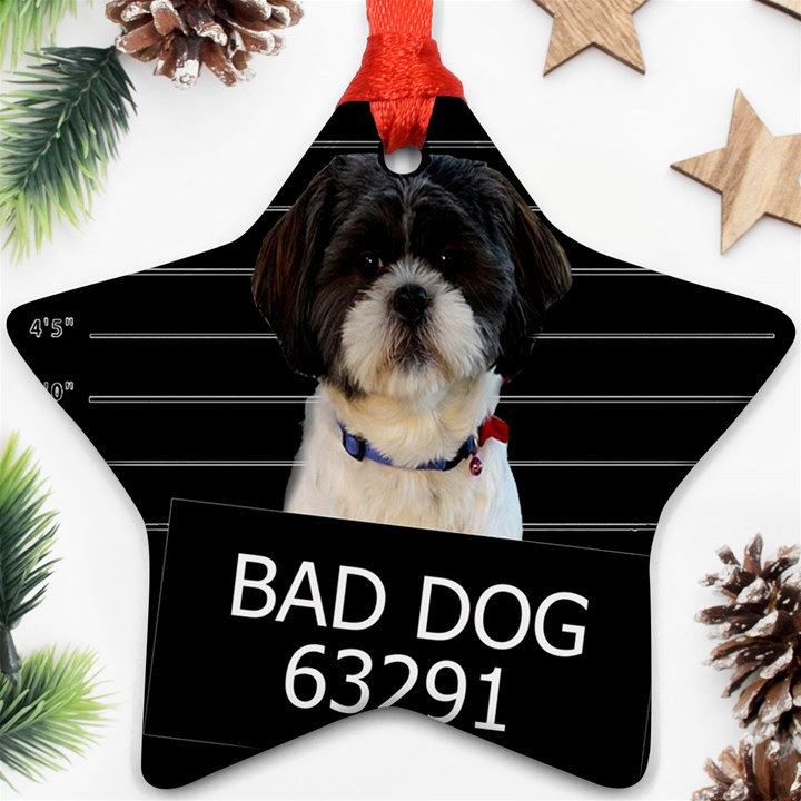 Bad dog Ornament (Star)