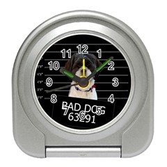 Bad dog Travel Alarm Clocks