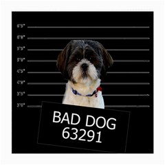 Bad Dog Medium Glasses Cloth by Valentinaart