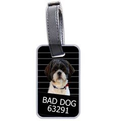 Bad Dog Luggage Tags (two Sides) by Valentinaart