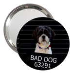 Bad dog 3  Handbag Mirrors Front