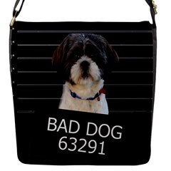 Bad dog Flap Messenger Bag (S)